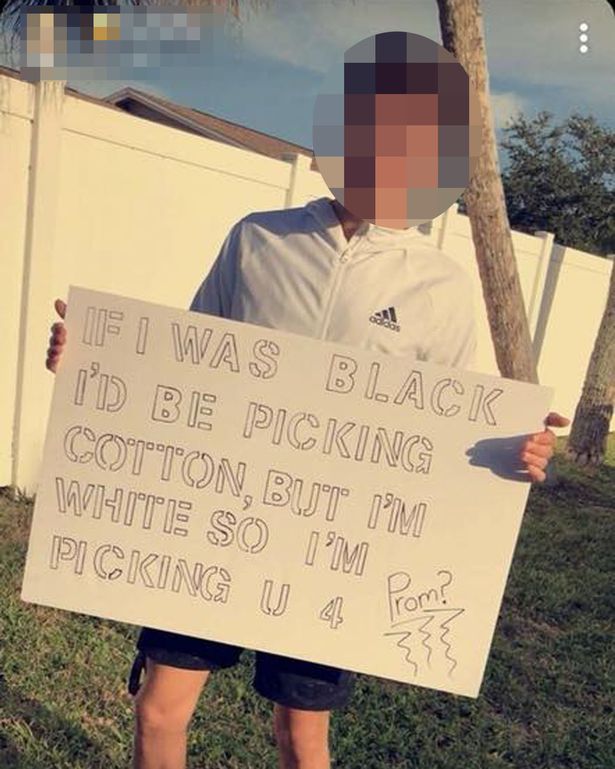 Racist Prom Proposal A Tribe Of The Middle Passage